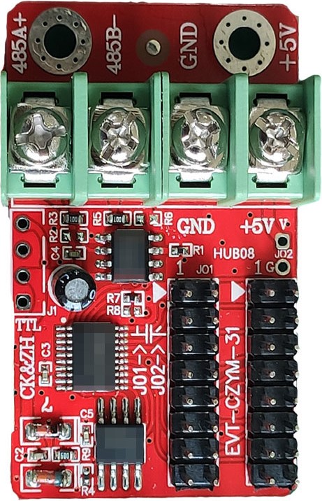 ZH16X1(16點陣單色4行16字綜合屏控制卡)